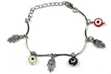 Hamsa Hand & Evil Eye Protection Bracelet