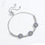 Genuine Sterling Silver Women Evil Eye Lucky Bracelet